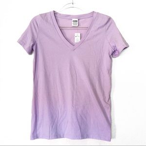 Victoria’s Secret PINK Lavender Lilac Tee T-Shirt